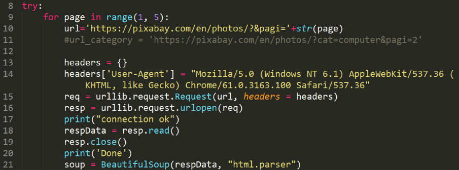 pixabay_scrapper code part2